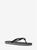 商品Michael Kors | Travis Logo Flip-Flop颜色BLACK