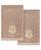 颜色: Cocoa, Linum Home Textiles | Textiles Turkish Cotton May Embellished Bath Towel Set, 2 Piece