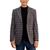 商品Nautica | Men's Modern-Fit Plaid Herringbone Tweed Sport Coat颜色Grey