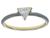 商品Melinda Maria | Enamel Ring颜色Gray Licorice/Gold