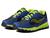Saucony | Saucony Kids Cohesion TR14 LTT Trail Running Shoe  (Little Kid/Big Kid), 颜色Blue/Black/Green
