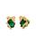 商品Kate Spade | Pavé Present Stud Earrings颜色Green/Gold