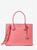color GRAPEFRUIT, Michael Kors | Mercer Large Pebbled Leather Accordion Tote Bag