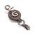 color G, Mio Marino | Retro Leather Alphabet Keychain