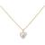 商品Kate Spade | My Love Pendant Necklace颜色Clear/Gold - April