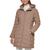 商品Calvin Klein | Women's Hooded Packable Puffer Coat, Created for Macy's颜色Owl