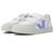 商品Veja | Small V-12 Hook and Loop (Little Kid/Big Kid)颜色Extra White/Multicolor Silver