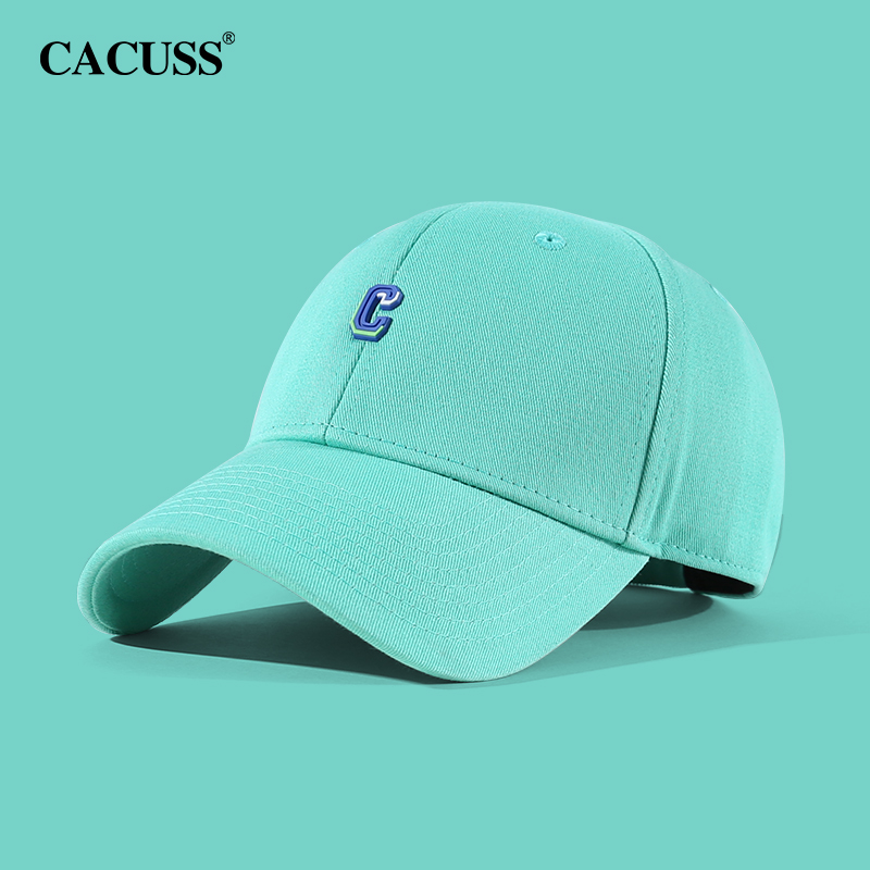 商品CACUSS | cacuss棒球帽女春季防晒遮脸防紫外线帽遮阳帽鸭舌帽硬顶大头围男-BQ220592颜色薄荷绿