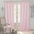 颜色: Blush, Elrene Home Fashions | Jolie Semi-Sheer Pleated Curtain Panel, 52" x 84"