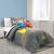 颜色: gray, Lush Decor | Video Games Reversible Oversized Comforter White 4Pc Set Twin