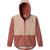 color Dark Coral Heather / Peach Cloud, Columbia | Columbia Girls' S'more Adventure Hybrid Hoodie