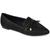 Journee Collection | Journee Collection Womens Muriel Faux Leather Slip On Loafers, 颜色Black