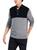 INC International | Mens Mock Neck Colorblock Pullover Sweater, 颜色heather grey