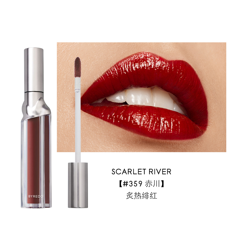 颜色: SCARLET-RIVER, BYREDO | 百瑞德全系列漆光持色液体唇釉4ml 