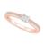 商品第1个颜色Rose Gold, Macy's | Diamond Princess Engagement Ring (1/2 ct. t.w.) in 14k Gold