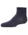 颜色: Denim, Memoi | Little Girls Unisex Triple Roll Cotton Blend Ankle Socks