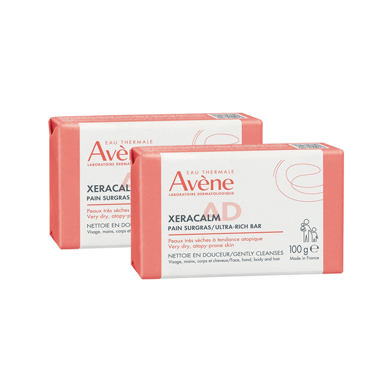 颜色: 2块, Avene | Avene雅漾AD舒缓洁肤香皂 100g 减少瘙痒强化肌肤屏障
