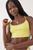 color Light Yellow, Urban Outfitters | UO Nadia Cropped Cami