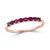 颜色: Ruby, Macy's | Sapphire Stack Ring (1/3 ct. t.w.) in 14k White Gold