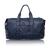 商品第3个颜色NAVY, XRAY | Textured Faux Leather Duffle Bag
