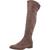 商品Style & Co | Style & Co. Womens Lessah Faux Suede Almond Toe Knee-High Boots颜色Fawn