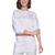 商品Calvin Klein | Women's Pride Embroidered Logo Cropped Sweatshirt颜色White
