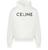 color off white / black, Celine | Celine Hoodie In Cotton Fleece