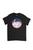 商品HYPE KIDS | HYPE KIDS PURPLE PINK SPECKLE FADE CIRCLE SCRIPT T-SHIRT - BLACK FRIDAY KIDS颜色Black