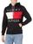 商品Tommy Hilfiger | Tommy Hilfiger Men's Long Sleeve Fleece Flag Pullover Hoodie Sweatshirt颜色Th Deep Black