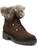 商品ZODIAC | Canon Womens Faux Fur Lined Water Repellent Mid-Calf Boots颜色chocolate suede