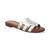 商品第7个颜色Soft Silver Liquid Metallic, Sam Edelman | Women's Bay Slip-On Flat Sandals