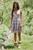 颜色: Blue Multi, Urban Outfitters | Kimchi Blue Phoebe Cotton Open-Back Halter Knee Length Dress
