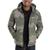 商品Michael Kors | Men's Hooded Puffer Jacket, Created For Macy's颜色Green Camo