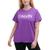 商品Calvin Klein | Calvin Klein Performance Womens Plus Logo Cotton Pullover Top颜色Bright Purple