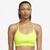 color Green, NIKE | Nike Plus Dri-FIT Indy U-Neck Bra - Women's
