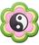 color Flower Ying Yang, Crocs | Jibbitz Symbols & Saying