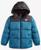 颜色: Teal, Reebok | Toddler and Little Boys Contrast Yoke Long Sleeve Puffer Jacket