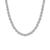 商品Essentials | Silver Plated Rope Link 24" Chain Necklace颜色Silver