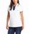 商品Nautica | Women's Toggle Accent Short Sleeve Soft Stretch Cotton Polo Shirt颜色Bright White