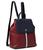 Tommy Hilfiger | Ruby II Flap Backpack-Pebble PVC, 颜色Virginia Red