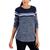 商品Karen Scott | Women's Cotton Colorblocked Sweater, Created for Macy's颜色Intrepid Blue