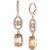 商品Givenchy | Silver-Tone Oval Double Drop Earrings颜色Rose Gold