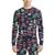 Ralph Lauren | Printed Waffle Long Sleeve Crew with All Over Print, 颜色Cruise Navy Letterman Toss Print