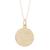 ADORNIA | Adornia Initial Circle Disc Necklace gold, 颜色yellow - c