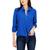 商品Tommy Hilfiger | Women's Point Collar Roll-Tab-Sleeve Top颜色True Blue