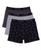 颜色: Black Calvin Klein Fractal, Calvin Klein | Big Boys Stretch Boxer Brief, Pack of 3