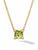 颜色: PERIDOT, David Yurman | Petite Chatelaine Necklace in 18K Yellow Gold