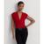 Ralph Lauren | Women's Twist-Front Jersey Cap-Sleeve Tee, 颜色Martin Red