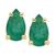 商品第1个颜色Emerald, Macy's | Sapphire Pear-Shape Stud Earrings (5/8 ct. t.w.) in 14k Gold (Also in Emerald, Ruby & Tanzanite)