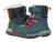 Keen | Greta Boot WP (Toddler/Little Kid), 颜色Blue Coral/Pink Peacock